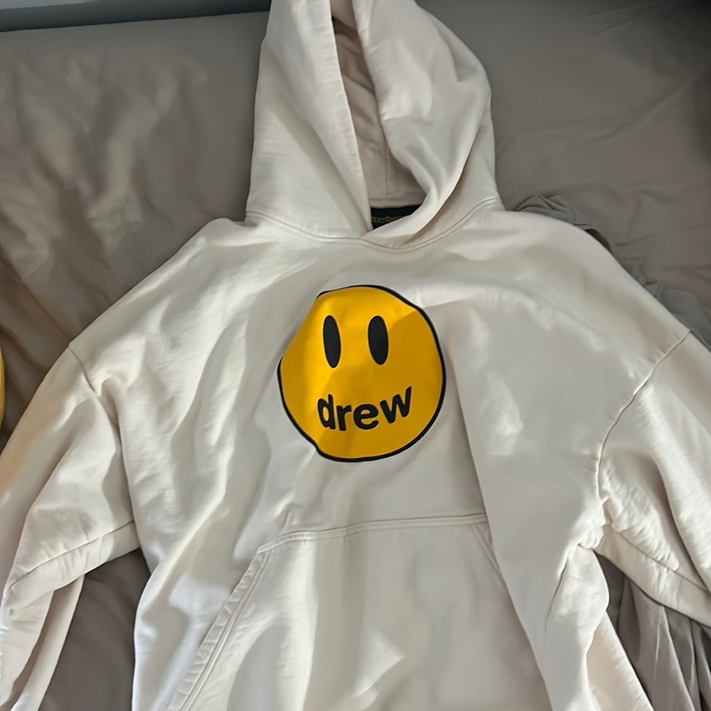 drew house light pink hoodie